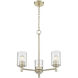 Ashli 3 Light 20 inch Modern Gold Chandelier Ceiling Light